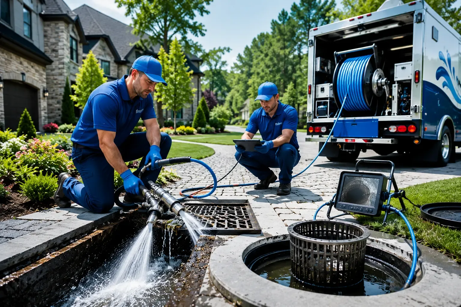 Local outdoor drain cleaning professionals in Helenville, WI